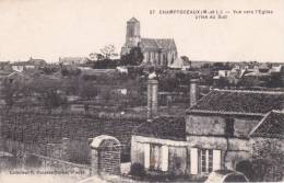 MAINE ET LOIRE CHAMPTOCEAUX VUE VERS L EGLISE PRISE AU SUD Editeur F Chapeau - Champtoceaux