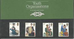 1982 Youth Organisations Set Of 4 Presentation Pack As Issued 24th March 1982 Great Value - Presentation Packs