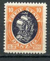 DANTZIG FREE STATE 1921 - Mint