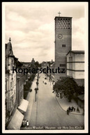 ALTE POSTKARTE LEVERKUSEN WIESDORF HAUPTSTRASSE MIT HERZ-JESU-KIRCHE Church église Cpa Postcard AK Ansichtskarte - Leverkusen