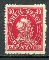 DANTZIG FREE STATE 1921 - Postfris