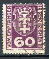 DANTZIG FREE STATE 1921 - Strafport