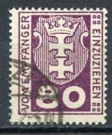 DANTZIG FREE STATE 1921 - Segnatasse