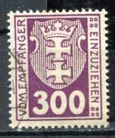 DANTZIG FREE STATE 1921 - Portomarken