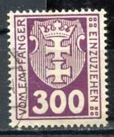 DANTZIG FREE STATE 1921 - Postage Due