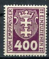 DANTZIG FREE STATE 1923 - Postage Due