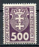 DANTZIG FREE STATE 1923 - Portomarken