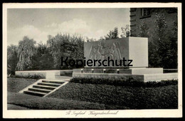 ALTE POSTKARTE ST. INGBERT KRIEGERDENKMAL 1940 SAAR SAARGEBIET Monument Engel Angel Ange Cpa Postcard AK Ansichtskarte - Saarpfalz-Kreis