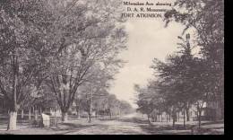 Wisconsin Fort Atkinson Milwaukee Ave Showing D.A.R. Monument Albertype - Other & Unclassified