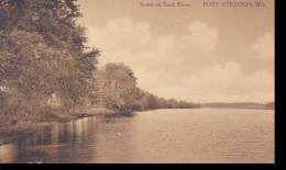 Wisconsin Fort Atkinson Scene On Rock River Albertype - Sonstige & Ohne Zuordnung