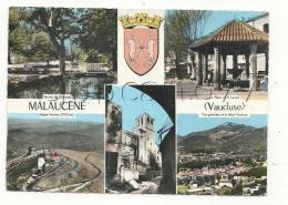 Malaucène (84) : 5 Vues Avec Blason Dont Lavoir Avec Lavandières En 1960 (animée). - Malaucene