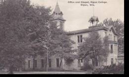 Wisconsin Ripon Office And Chapel Ripon College Albertype - Andere & Zonder Classificatie