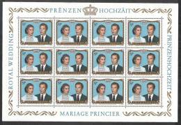 Luxembourg - 1981 - Y&T 986 (bloc De 12) - Neuf ** - Unused Stamps