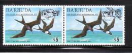 Barbuda 1975 Birds Overprinted USA USSR Space Cooperation MNH - Barbuda (...-1981)