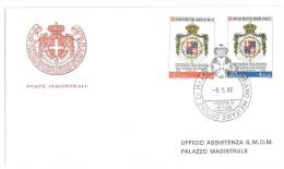 FDC - ANNO  1982 -VENTENNALE   SMOM - S.M.O.M. SOVRANO MILITARE ORDINE DI MALTA - Malta (la Orden De)