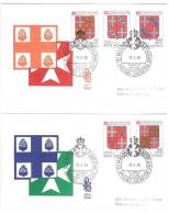 FDC  VENETIA  - ANNO  1986 - STEMMI  SMOM - S.M.O.M. SOVRANO MILITARE ORDINE DI MALTA) - Malta (la Orden De)