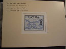 SWITZERLAND 2000 ST GALLEN  PRESENTATION BOOKLET  MINT   (10523-500/015 - Unused Stamps