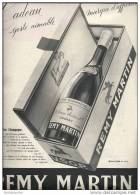 Publicité Cognac Remy Martin - Boîte, Cadeau - Alcool France - Dessin, Centaure - Alcools