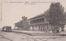 SOUDAN GARE DE MAHINA ( CHEMIN DE FER DE KAYES AU NIGER )  TRAIN  AFRIQUE  FORTIER - Soudan