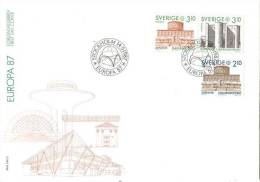 SWEDEN 1987 EUROPA CEPT FDC  /zx/ - 1987