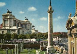 Roma Traffico  E Turisti Anni 50 - Altare Della Patria