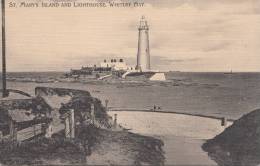 BR37351 St Mary S Island Lighthouase Whitley Bay     2 Scans - Sonstige & Ohne Zuordnung