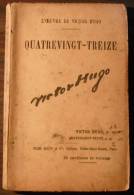 Quatrevingt-treize N°12 / Victor Hugo - Sonstige & Ohne Zuordnung