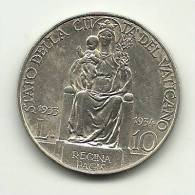 1933 - Vaticano 10 Lire Anno Santo    ---- - Vatican