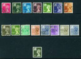 WALES - Regional Issues  16 Different Stamps As Scan - Pays De Galles