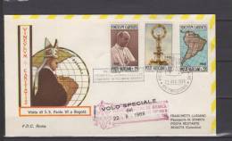Vuelo Papal / Visita Di S.S Paolo VI A Bogota - Poste Aérienne