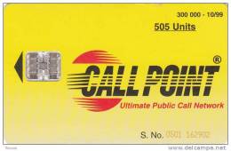 Pakistan, CP03,  505u CALL POINT Yellow 300.000 10.99. 2 Scans - Pakistan