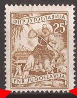 1951-52 X  583 A I   JUGOSLAVIJA DEFINITIVE ECONOMY WIRTSCHAFT  - WITHOUT ENGRAVERS NEVER HINGED - Neufs