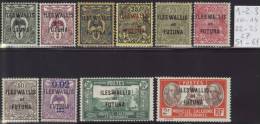 WALLIS Et FUTUNA    Lot  Poste Yvert N° 1 - 2 - 3 - 10 - 14 - 22 - 25 - 27 - 51 - 61   Neuf Sans Gomme Cote 11,50 €uros - Ongebruikt