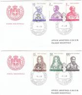 SMOM 1978 FDC GRANDI MAESTRI 3^ SERIE - Malta (la Orden De)