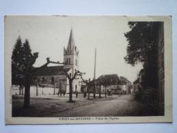 VIRIEU-sur-BOURBRE  :  Place De L'Eglise - Virieu