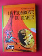 BIBLIOTHEQUE VERTE  ALFRED HITCHCOCK  LE TROMBONE DU DIABLE   1973  BON ETAT - Bibliothèque Verte