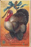 Clapsaddle - May You See Many Glad Thanksgiving Days - Turkey Postmark: Rochester, NY Nov 26 1912 - Giorno Del Ringraziamento