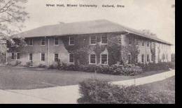 Ohio Oxford West Hall Miami University Albertype - Other & Unclassified