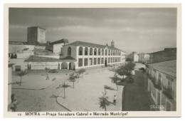 MOURA - FEIRAS E MERCADOS - Praça Sacadura Cabral E Mercado Municipal (Ed. LOTY Nº12) Carte Postale - Beja