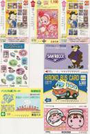 8-CARTES--JAPON-MAGNETIQU ES--TRANSPORTS-BUS-TBE - Europa