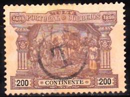 PORTUGAL (PORTEADO) - 1898   4.º Centº Da Descoberta Do Caminho Marítimo Para A Índia.  200 R.  (o)  MUNDIFIL  Nº 6 - Gebruikt