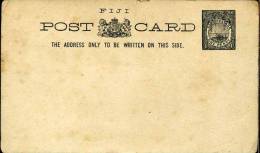 Entier Postal Carte1 Penny. Neuve - Fidji (...-1970)