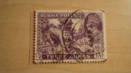 Burma  1938  Scott #26  Used - Birmanie (...-1947)