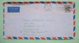 USA 1980 Cover From San Juan Puerto Rico To Denmark - Plane - Orville Wright - Covers & Documents