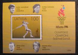 LETONIA 1996 LATVIA - JJOO DE ATLANTA 96 - YVERT BLOCK 8 - Zomer 1996: Atlanta