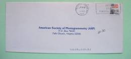 USA 1983 Cover Boston To Falls Church - Flag - Photogrammetry - Energy Slogan Cancel - Brieven En Documenten