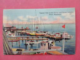 Biloxi Ms----- Shrimp & Oyster Industry 1944 Linen    ====      ====  Ref 830 - Autres & Non Classés