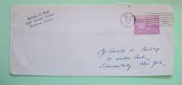 USA 1952 Cover Chicago To Schenectady - Capitol Washington - Tuberculosis Christmas Labels Candle - Brieven En Documenten