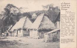 Postcard Village Honduras1900-1910( Postally Not Used) Issue By Wesleyan Methodist,England - Honduras