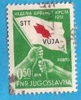 1951 X  Zz-3  JUGOSLAVIJA TRIESTE ZONA B ITALIA STT-VUJNA USED RARO - Gebraucht